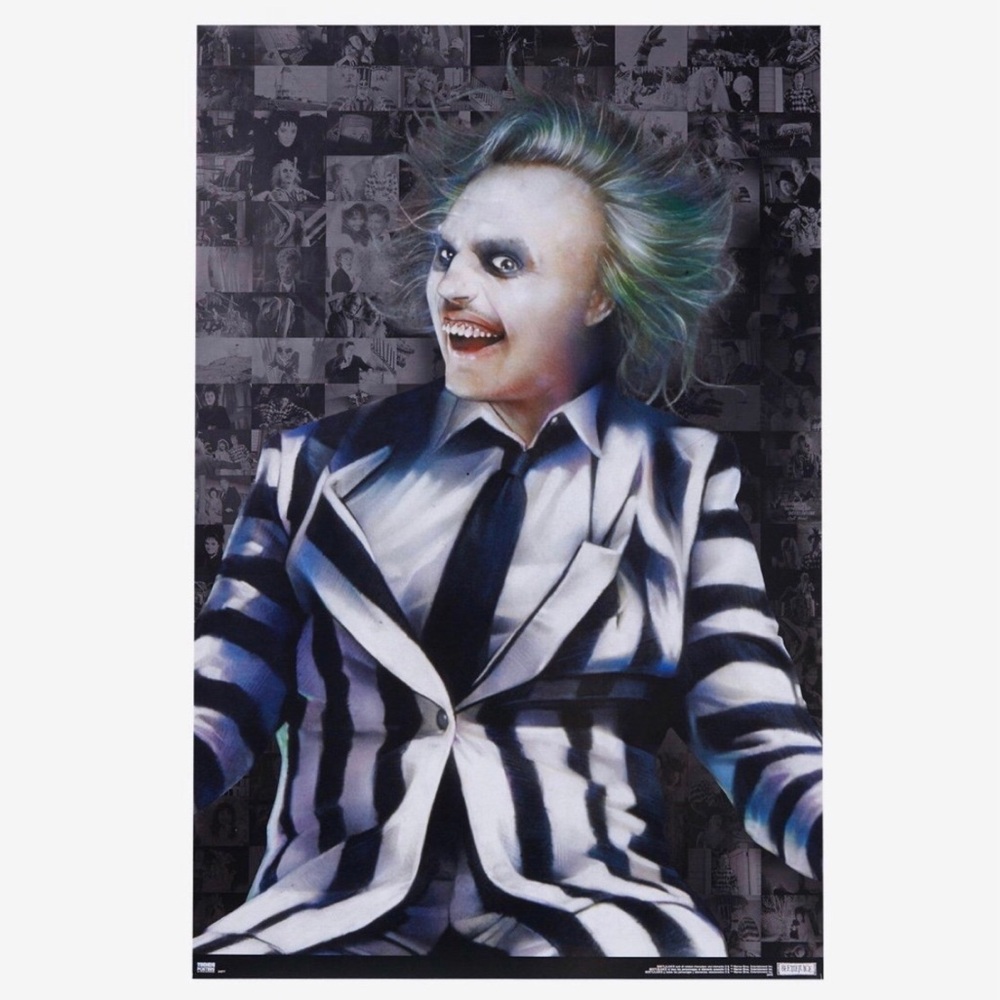 NWT Beetlejuice Collage Poster
